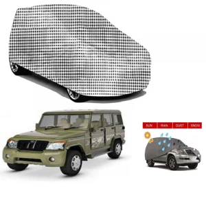 car-body-cover-check-print-mahindra-bolero